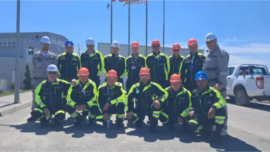 TRADE UNION DELEGATION FROM BOR MINE, SERBIA VISITS BUCIM